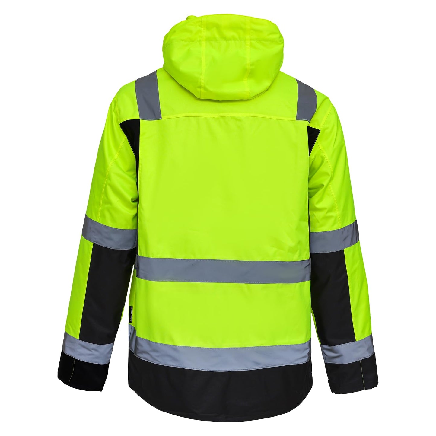 WORK IDEA Versatile 3-in-1 Work Jacket with Reflectors - Waterproof, Windproof, Breathable - Ideal Winter Work Wear and Hi-Vis Jacket for All Seasons