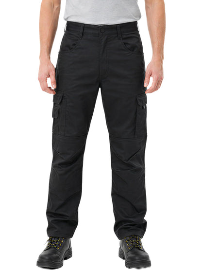 WORK IDEA Mens Work Trousers - Camouflage Trousers Mens Cargo Trousers with Inside Knee Pockets