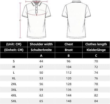 Men's Polo Shirt Work Short Sleeve Work Shirt 100% Polyester with Contrast Colours