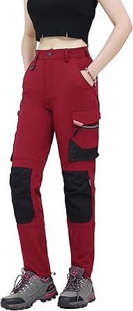 WORK IDEA Women's Slim-Fit Stretch Work Trousers: Critical Cordura Fabric Areas, Durable Elegance for the Highest Demands