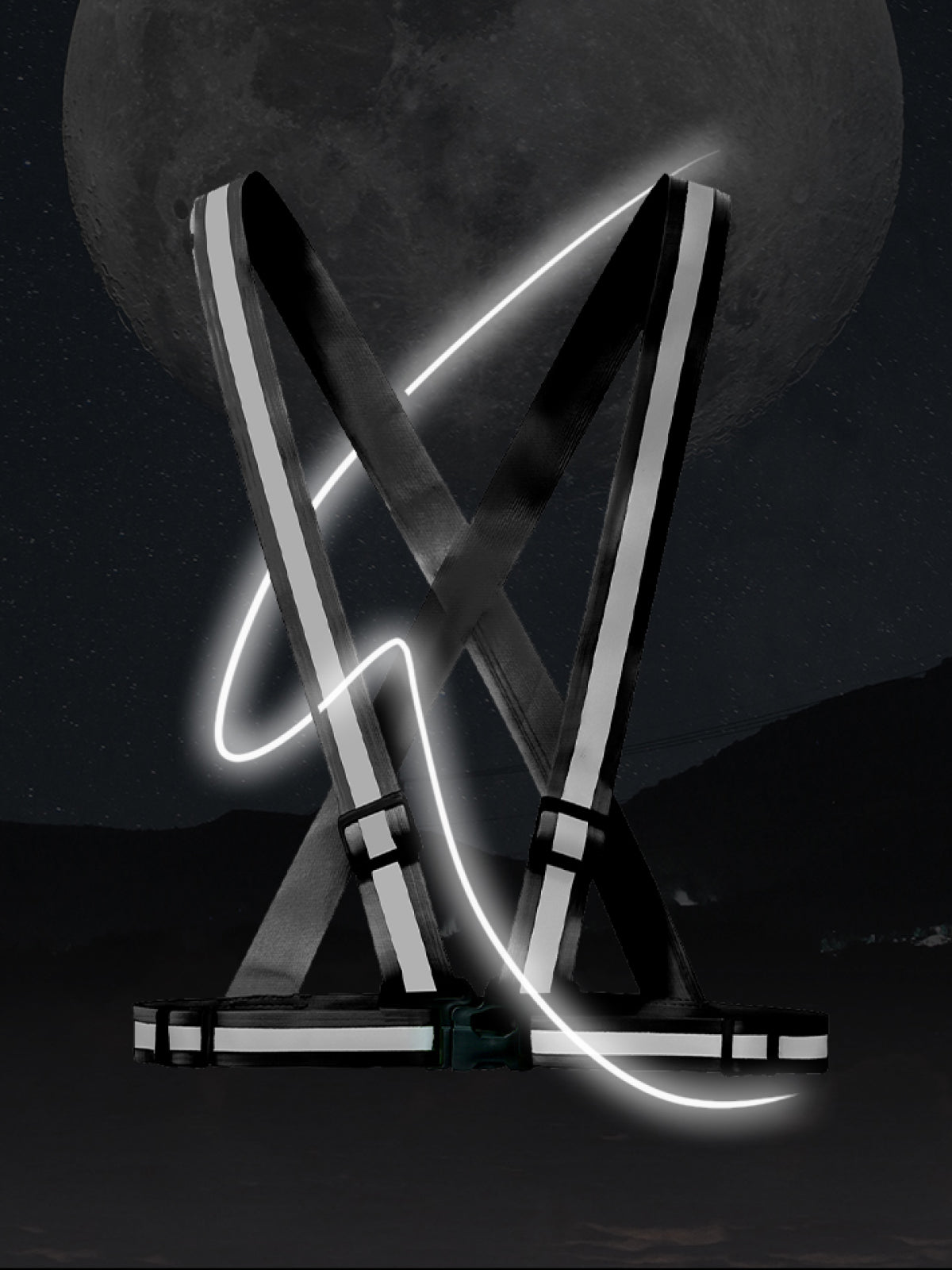 WORK IDEA Pack of 2 High Visibility Vest, Reflective Vest Certificate, Adjustable Vest for Cycling, Running, Hiking or Outdoor Use