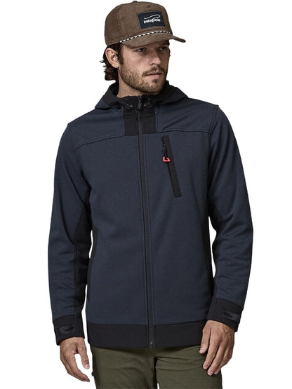 WORK IDEA Men's Fleece Jacket, Warm Soft Outdoor Jacket with Zip, Breathable, Lightweight, Cold Insulating