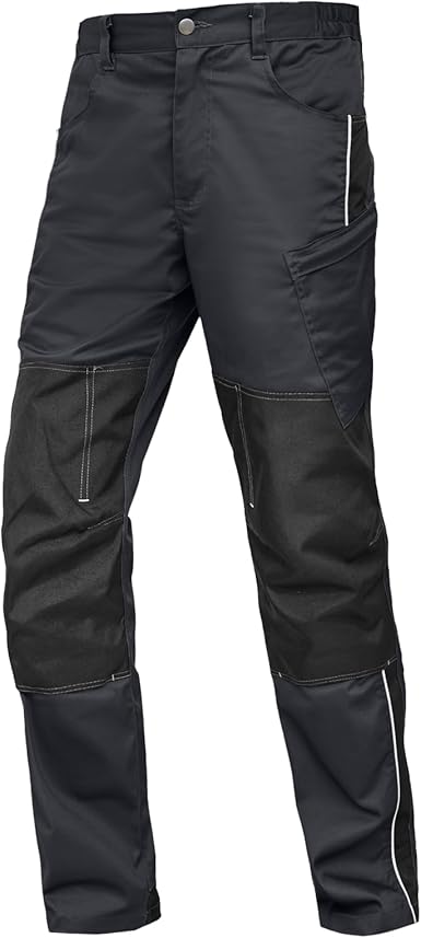 WORK IDEA Men's Stretch Work Trousers with Multiple Pockets and Tool Pockets