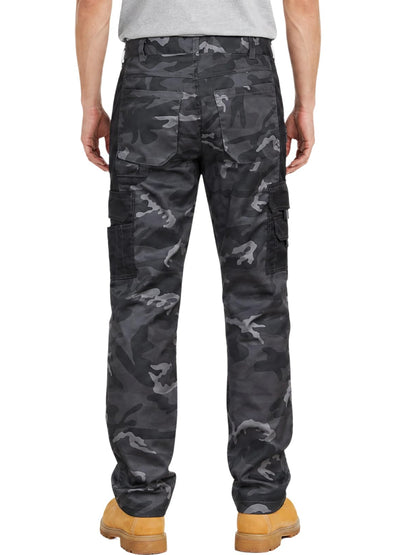 WORK IDEA Mens Work Trousers - Camouflage Trousers Mens Cargo Trousers with Inside Knee Pockets