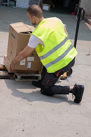 WORK IDEA Reflective Vest for Car, Reflective Vest is Certified, 360 Degree Reflective Safety Vest for Car, Motorcycle, Bicycle