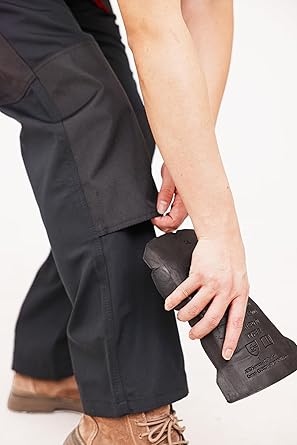 WORK IDEA Mens Work Dungarees Oxford Knee Pockets Durable Canvas