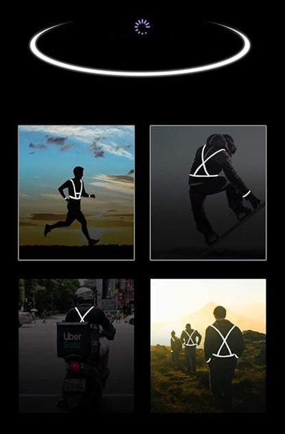 WORK IDEA Pack of 2 High Visibility Vest, Reflective Vest Certificate, Adjustable Vest for Cycling, Running, Hiking or Outdoor Use