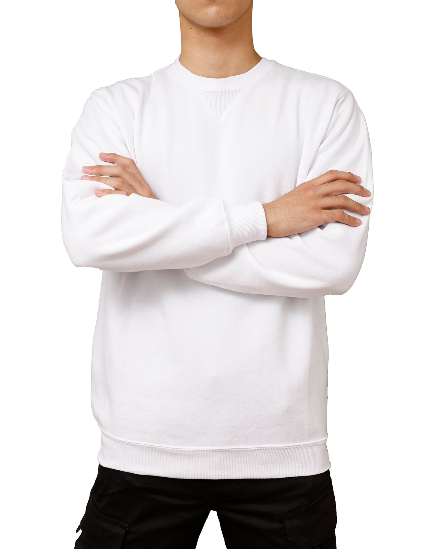 WORK IDEA Männer Crewneck Sweatshirt Arbeitskleidung Pullover Herren Basic Arbeitspullover