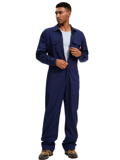 Vêtements de travail pour hommes WORK IDEA 100 % coton. Ce modèle à manches longues est confectionné en sergé résistant et dispose de multiples poches de rangement. Il convient aussi bien aux occasions décontractées qu'aux contextes professionnels.