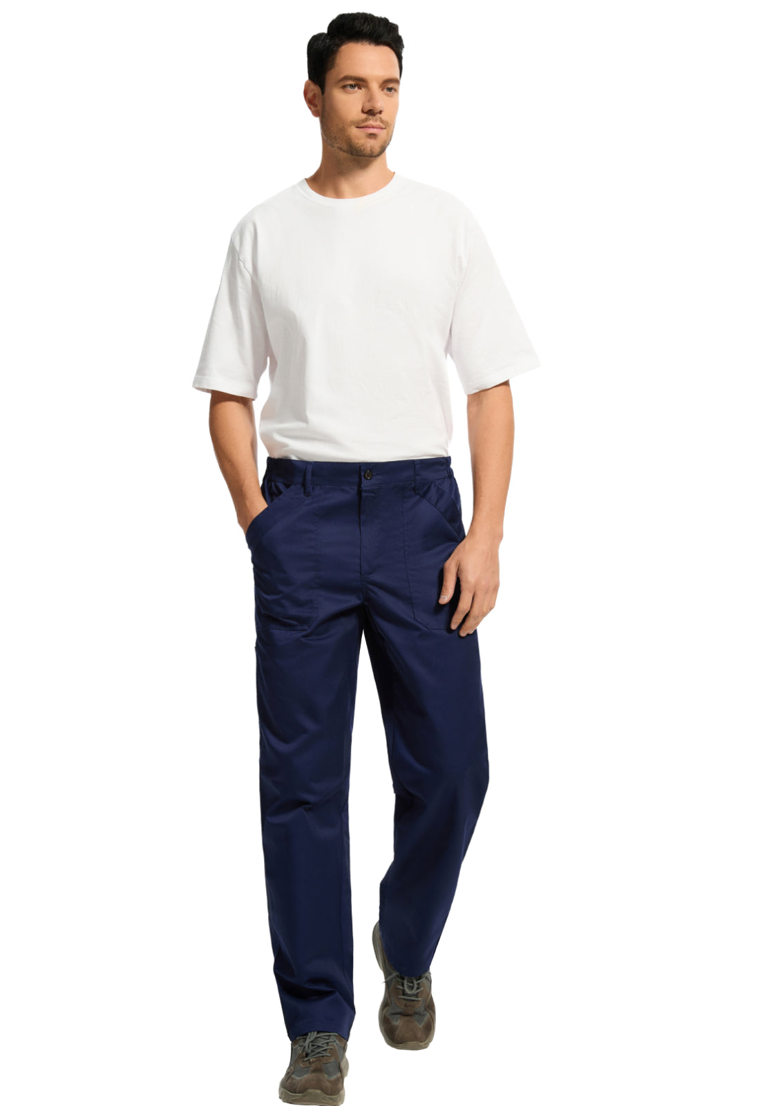 Pantalon de travail léger et décontracté pour homme WORK IDEA, idéal pour peintre et décorateur. 