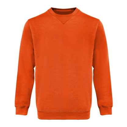 WORK IDEA Men's Crewneck Sweatshirt Work Wear Pullover Men's Basic Work Jumper