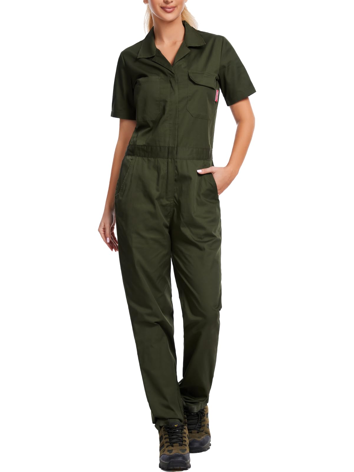 WORK IDEA Premium Women's Work Coverall: The Perfect Companion for Builders, Craftsmen and DIY