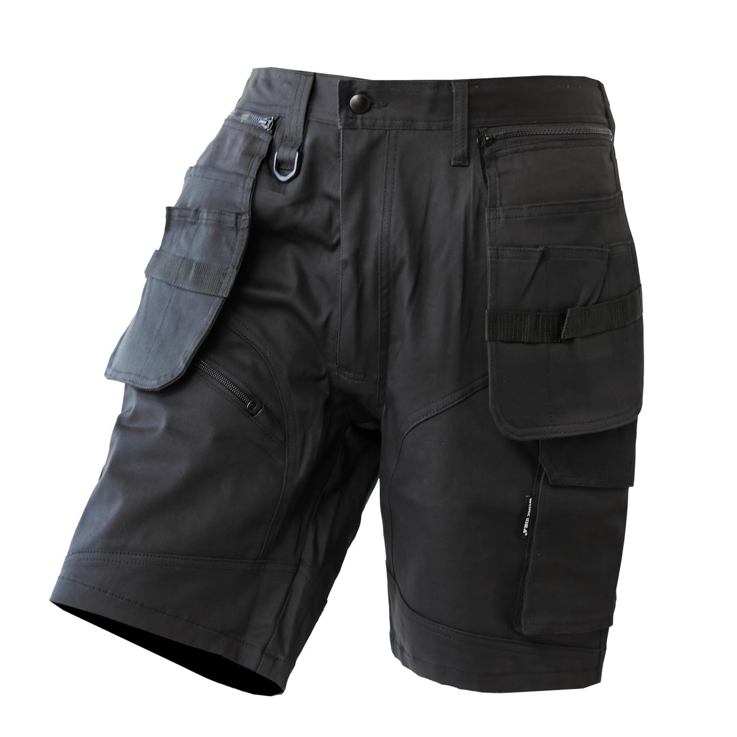 WORK IDEA Builder Work Shorts for Men - Durable Summer Combat Shorts - Multi Pocket Detachable Flight Pocket Shorts