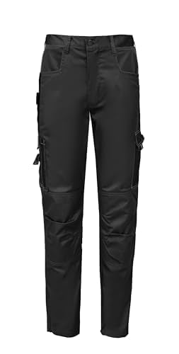 WORK IDEA Mens Work Trousers - Camouflage Trousers Mens Cargo Trousers with Inside Knee Pockets