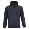 WORK IDEA Men's Fleece Jacket, Warm Soft Outdoor Jacket with Zip, Breathable, Lightweight, Cold Insulating