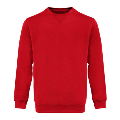 WORK IDEA Men's Crewneck Sweatshirt Work Wear Pullover Men's Basic Work Jumper