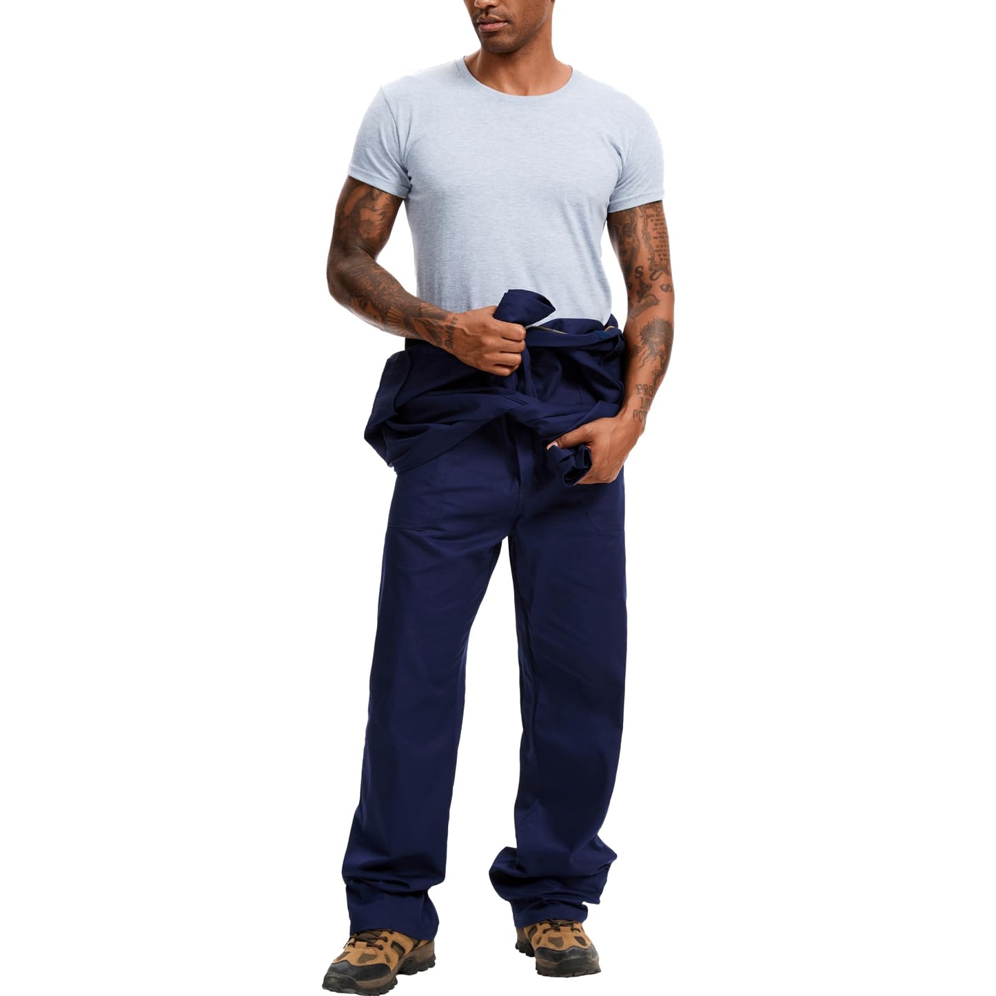 WORK IDEA Men's Cotton Overalls & Work Overalls - Blaumann Workwear for Workshop, Mechanics, Construction & Crafts