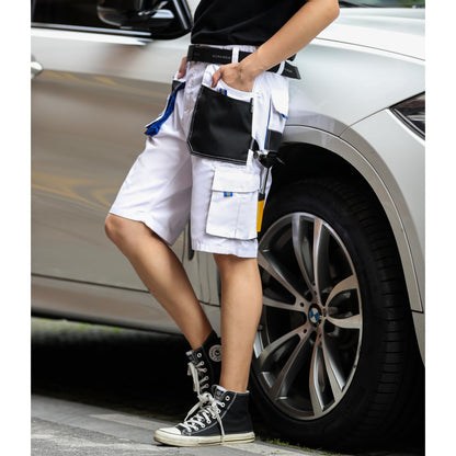 WORK IDEA Short Men's Work Shorts Multi Pocket Men's Cargo Trousers for Summer