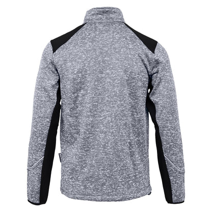 WORK IDEA Men's Knitted Fleece Jacket, Fleece Cardigan, Breathable Outdoor Fleece Jackets for Men, Warm and Lightweight Knitted Fleece Jacket with Zip