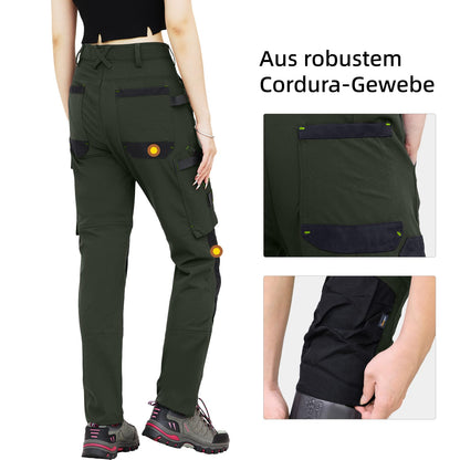 WORK IDEA Women's Slim-Fit Stretch Work Trousers: Cordura Fabric in Critical Areas, Heavy Duty, Elegant, Suitable for Highest Demands