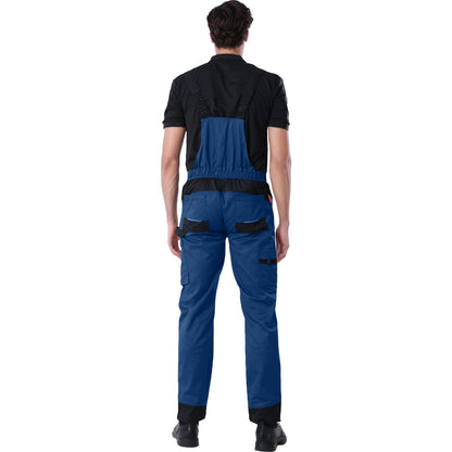 WORK IDEA Mens Stretch Work Dungarees with Multiple Pockets and Tool Pockets