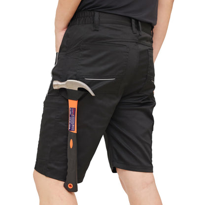 WORK IDEA Men's Stretch Work Shorts with Numerous Pockets and Tool Pockets