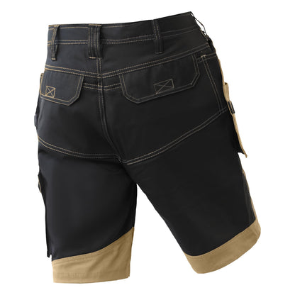 WORK IDEA Builder Work Shorts for Men - Durable Summer Combat Shorts - Multi Pocket Detachable Flight Pocket Shorts