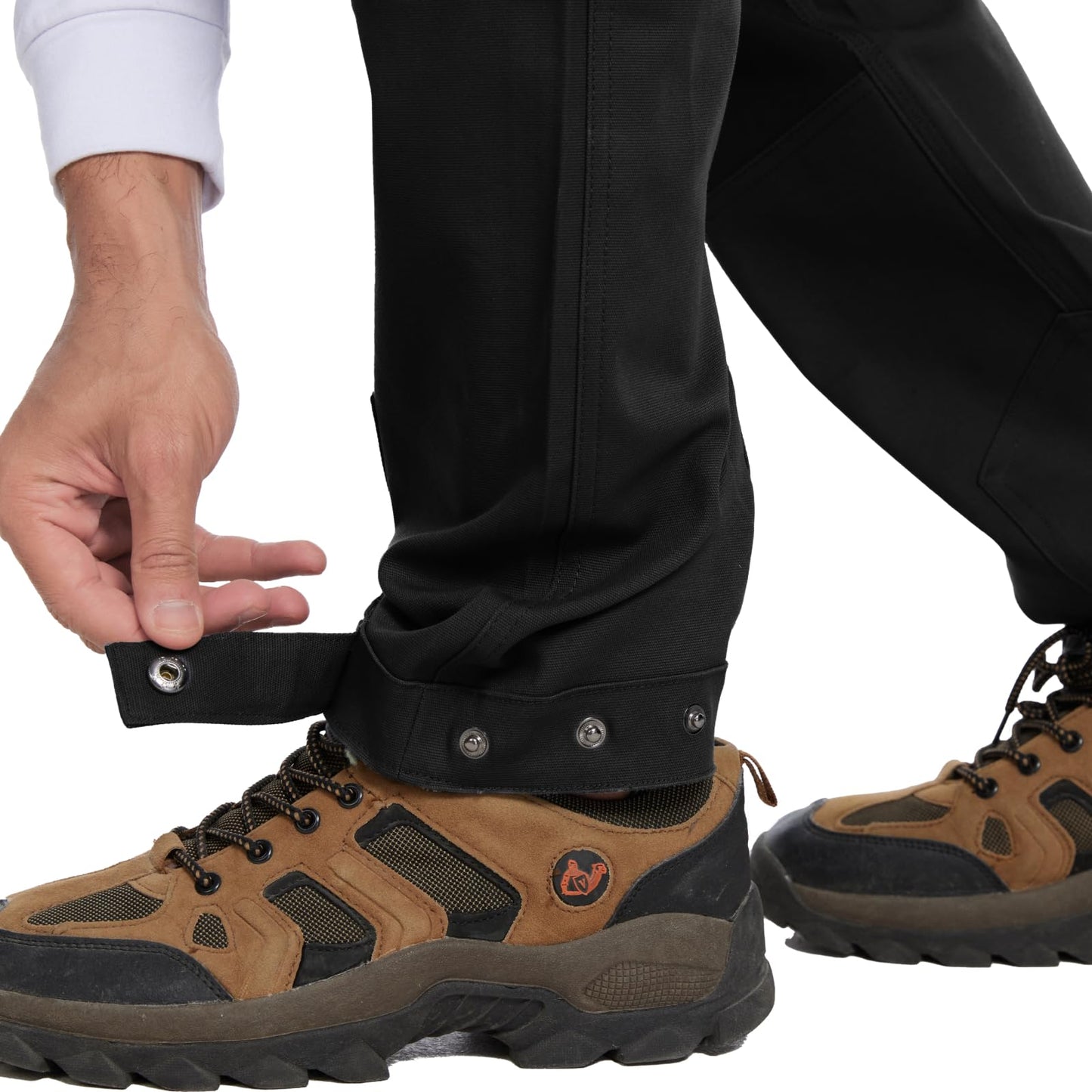 WORK IDEA Men's Hiking Trousers Stretch Slim Fit Waterproof Outdoor Hiking Trousers