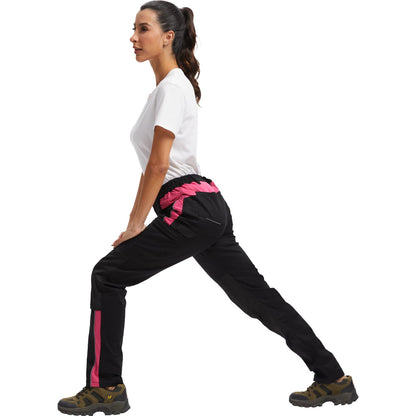 WORK IDEA Women's Work Trousers in Figure-Hugging Fit, Elastic and Lightweight, with Multiple Functional Pockets