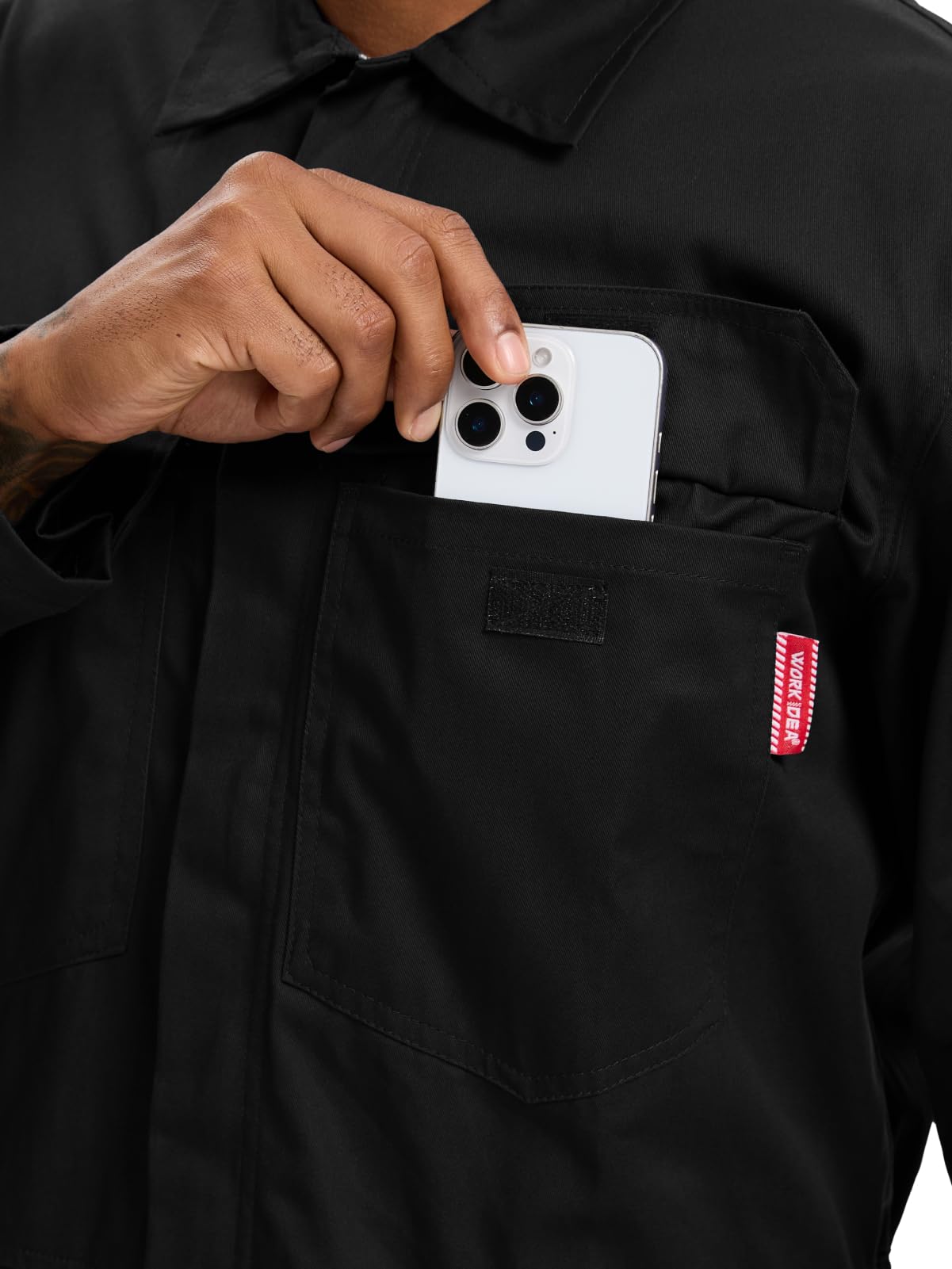 WORK IDEA Men's Cotton Overalls & Work Overalls - Blaumann Workwear for Workshop, Mechanics, Construction & Crafts