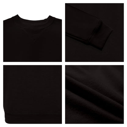 WORK IDEA Men's Crewneck Sweatshirt Work Wear Pullover Men's Basic Work Jumper