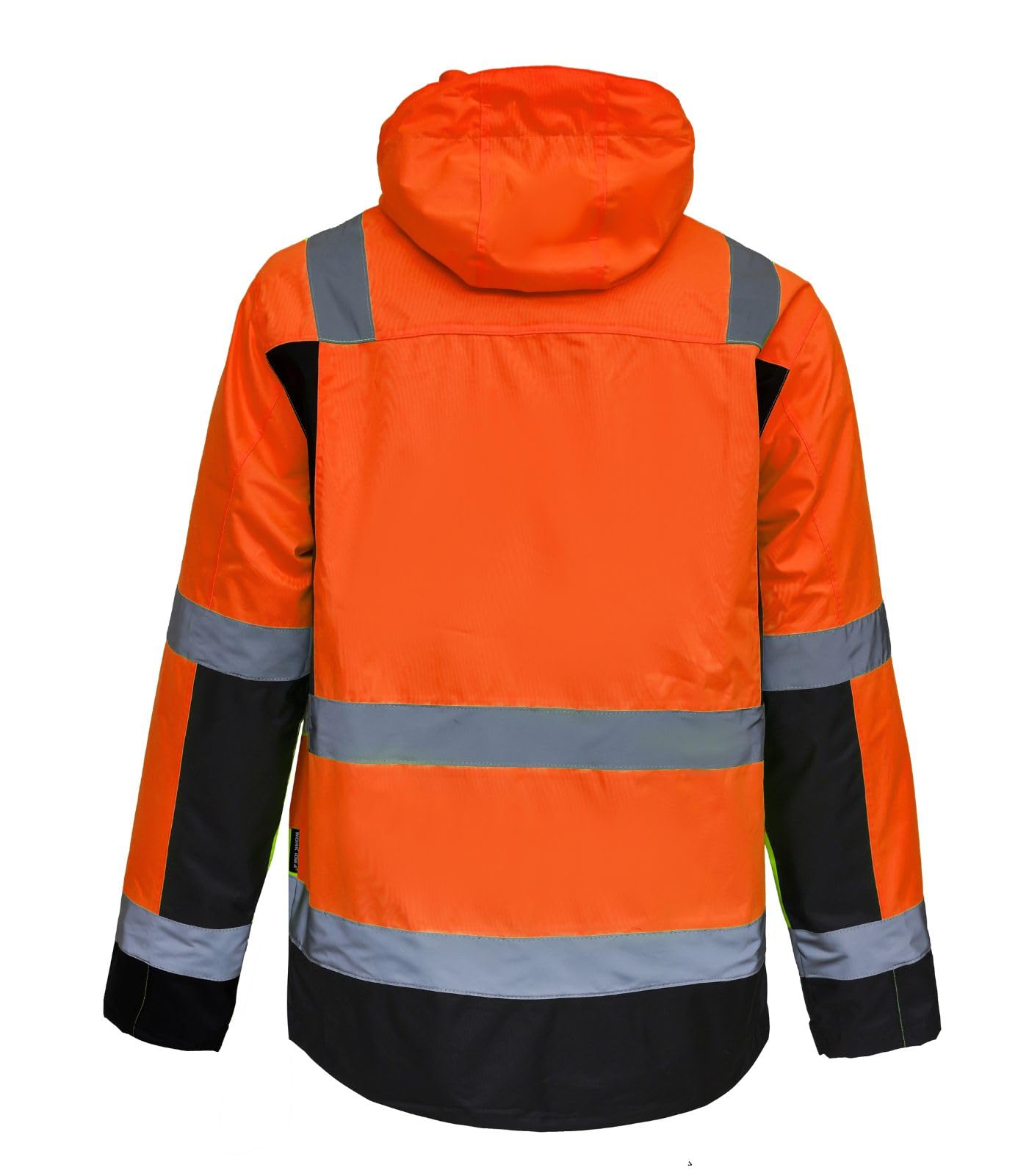 WORK IDEA Versatile 3-in-1 Work Jacket with Reflectors - Waterproof, Windproof, Breathable - Ideal Winter Work Wear and Hi-Vis Jacket for All Seasons