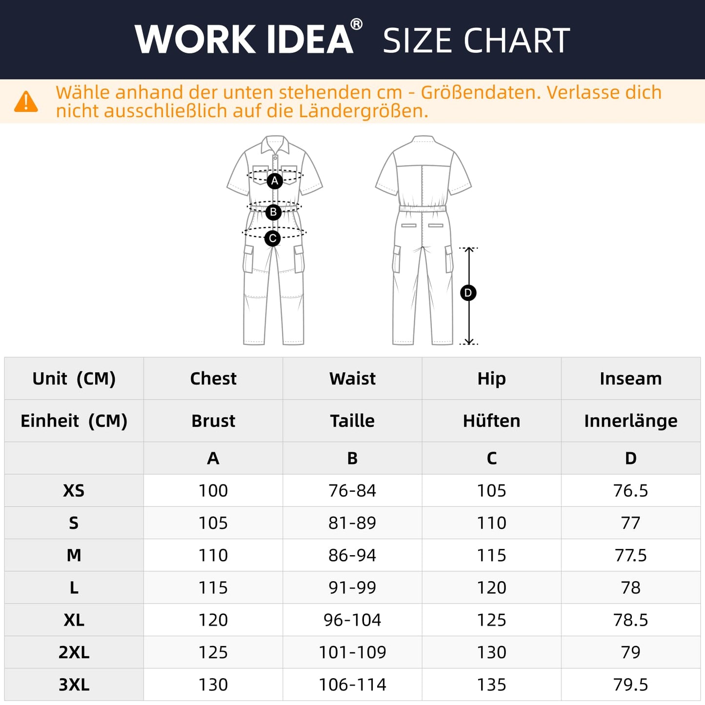 WORK IDEA Premium Women's Work Coverall: The Perfect Companion for Builders, Craftsmen and DIY